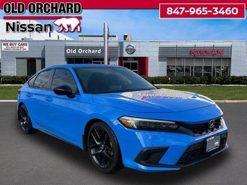 Blue Pearl 2022 Honda Civic Sport