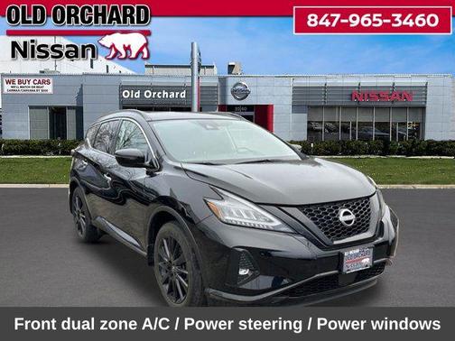 Super Black 2023 Nissan Murano SV Intelligent AWD