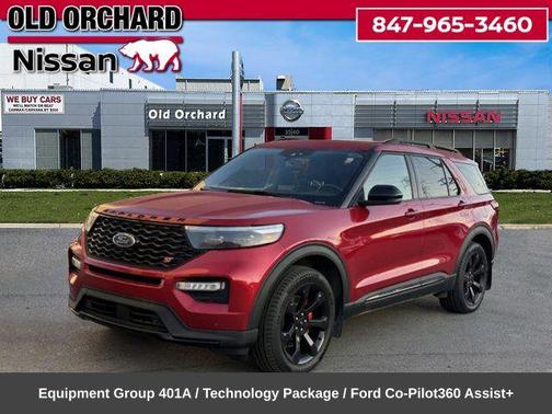 Rapid Red Metallic Tinted Clearcoat 2023 Ford Explorer ST