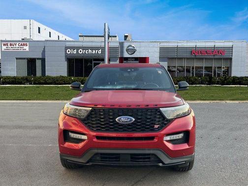 Rapid Red Metallic Tinted Clearcoat 2023 Ford Explorer ST