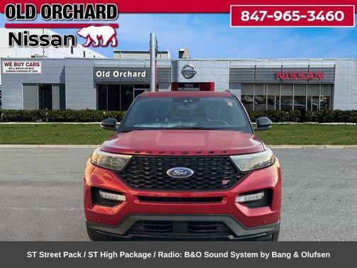 Rapid Red Metallic Tinted Clearcoat 2023 Ford Explorer ST