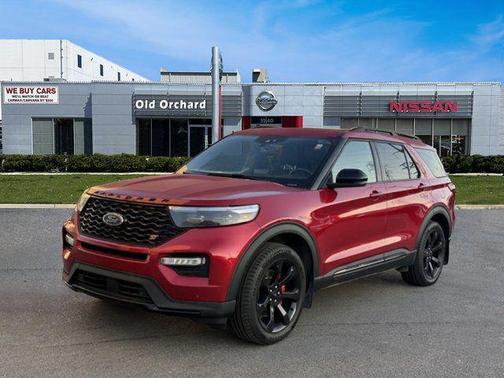 Rapid Red Metallic Tinted Clearcoat 2023 Ford Explorer ST