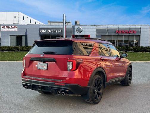 Rapid Red Metallic Tinted Clearcoat 2023 Ford Explorer ST