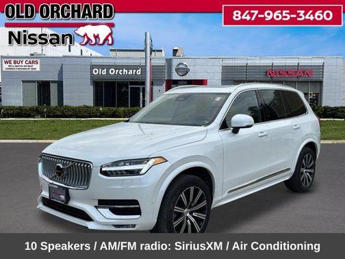 White 2025 Volvo XC90 B6 Plus 7-Seater