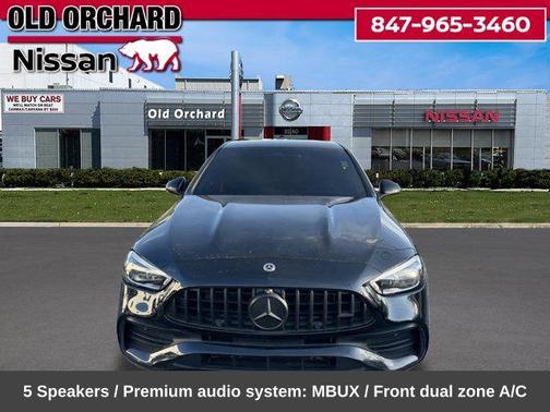 Black 2023 Mercedes-Benz AMG C 43 4MATIC