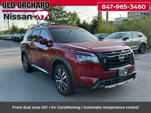 Scarlet Ember Tintcoat 2023 Nissan Pathfinder Platinum 4WD