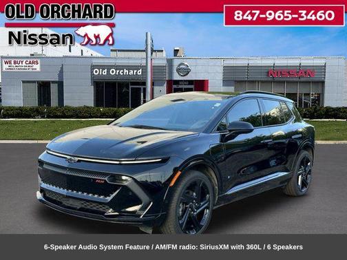 Black 2024 Chevrolet Equinox EV RS