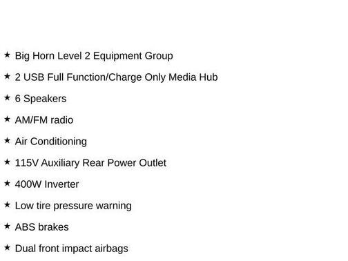 2019 RAM 1500 Big Horn