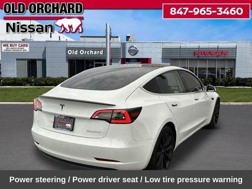 White 2020 Tesla Model 3 Performance