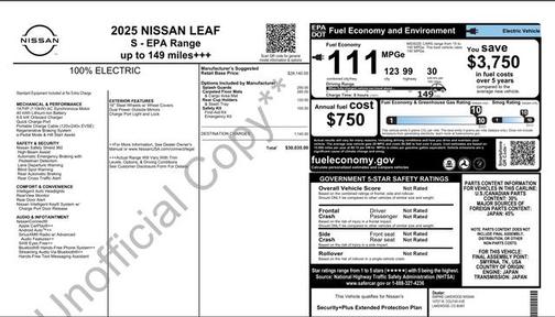 2025 Nissan Leaf S