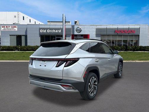 Shimmering Silver 2025 Hyundai TUCSON Limited