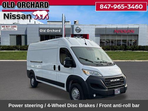 Bright White Clearcoat 2024 RAM ProMaster 2500 Tradesman