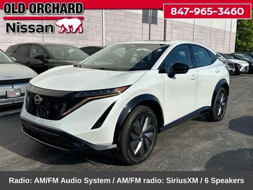 Everest White Pearl Tricoat 2024 Nissan ARIYA EVOLVE+