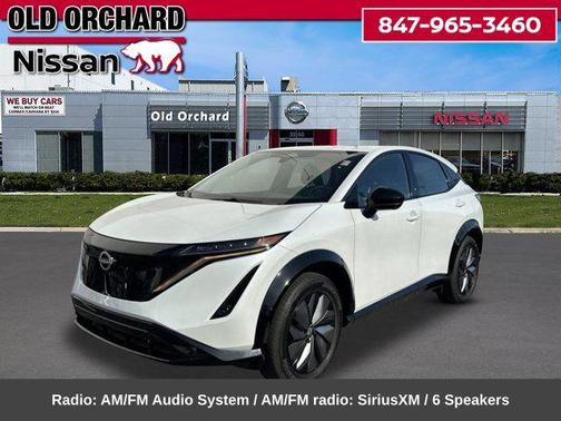 Everest White Pearl Tricoat 2024 Nissan ARIYA EVOLVE+