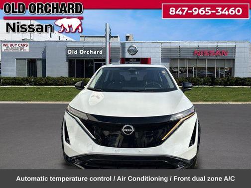Everest White Pearl Tricoat 2024 Nissan ARIYA EVOLVE+