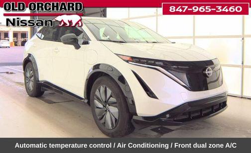 Everest White Pearl Tricoat 2024 Nissan ARIYA EVOLVE+