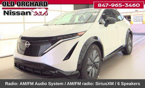 Everest White Pearl Tricoat 2024 Nissan ARIYA EVOLVE+