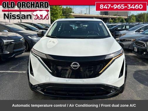 Everest White Pearl Tricoat 2024 Nissan ARIYA EVOLVE+