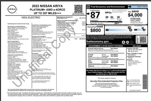 2023 Nissan ARIYA PLATINUM+