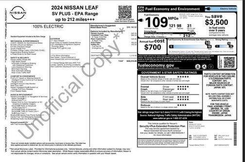 2024 Nissan Leaf SV PLUS
