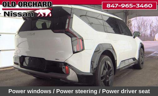 Snow White Pearl 2024 Kia EV9 GT-Line