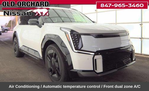 Snow White Pearl 2024 Kia EV9 GT-Line
