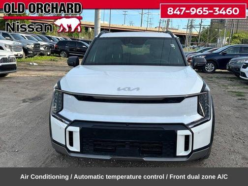 Snow White Pearl 2024 Kia EV9 GT-Line