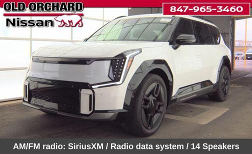 Snow White Pearl 2024 Kia EV9 GT-Line