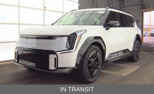 Snow White Pearl 2024 Kia EV9 GT-Line