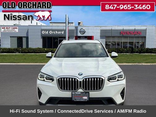White Metallic 2024 BMW X3 xDrive30i