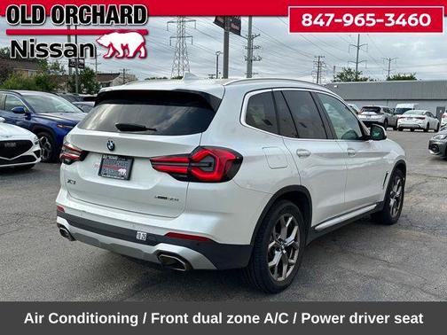 White Metallic 2024 BMW X3 xDrive30i