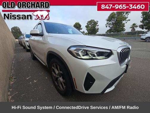 White Metallic 2024 BMW X3 xDrive30i