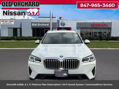 White Metallic 2024 BMW X3 xDrive30i