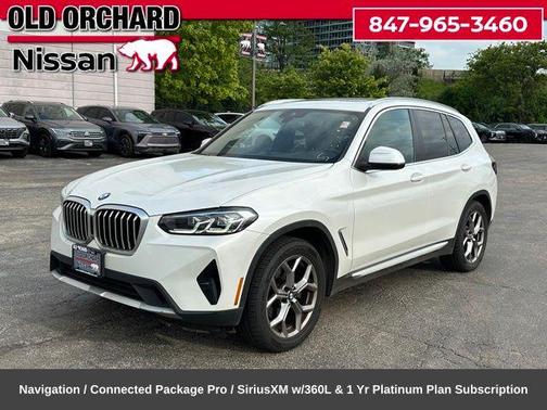 White Metallic 2024 BMW X3 xDrive30i