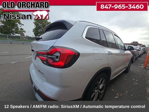 White Metallic 2024 BMW X3 xDrive30i