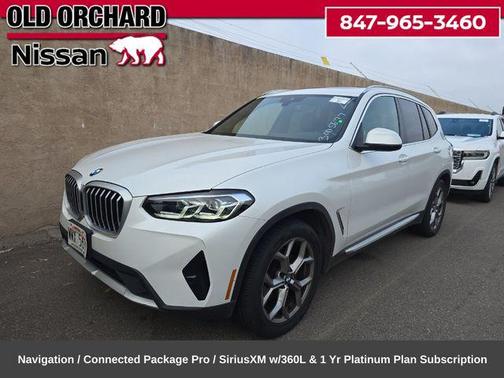 White Metallic 2024 BMW X3 xDrive30i
