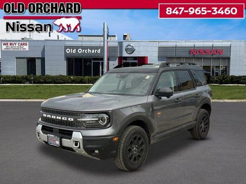 Gray Metallic 2025 Ford Bronco Sport Badlands