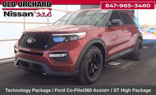 Red Metallic 2023 Ford Explorer ST
