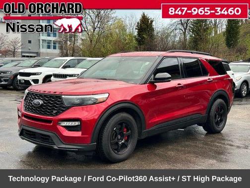 Red Metallic 2023 Ford Explorer ST