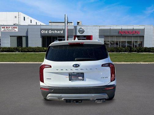 Glacial White Pearl 2021 Kia Telluride SX