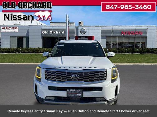 Glacial White Pearl 2021 Kia Telluride SX