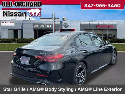 Black 2023 Mercedes-Benz C-Class C 300 4MATIC