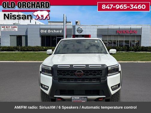Glacier White 2025 Nissan Frontier PRO-4X