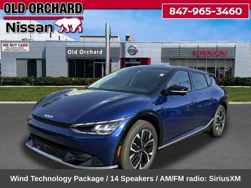 Yacht Blue 2023 Kia EV6 Wind
