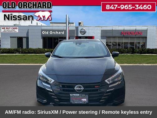 Super Black Metallic 2025 Nissan Versa 1.6 S