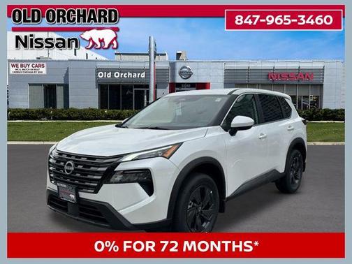 Everest White Pearl Tricoat 2026 Nissan Rogue SV