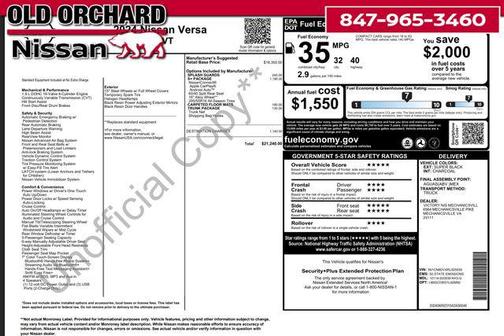 2024 Nissan Versa 1.6 S
