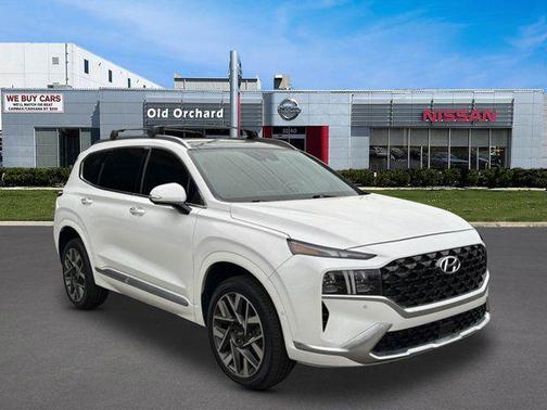 Serenity White Pearl 2023 Hyundai SANTA FE Calligraphy
