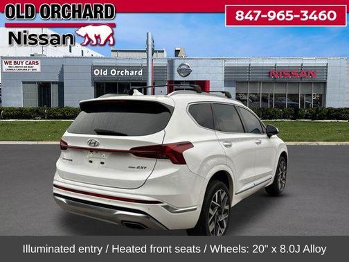 Serenity White Pearl 2023 Hyundai SANTA FE Calligraphy