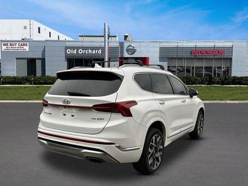 Serenity White Pearl 2023 Hyundai SANTA FE Calligraphy